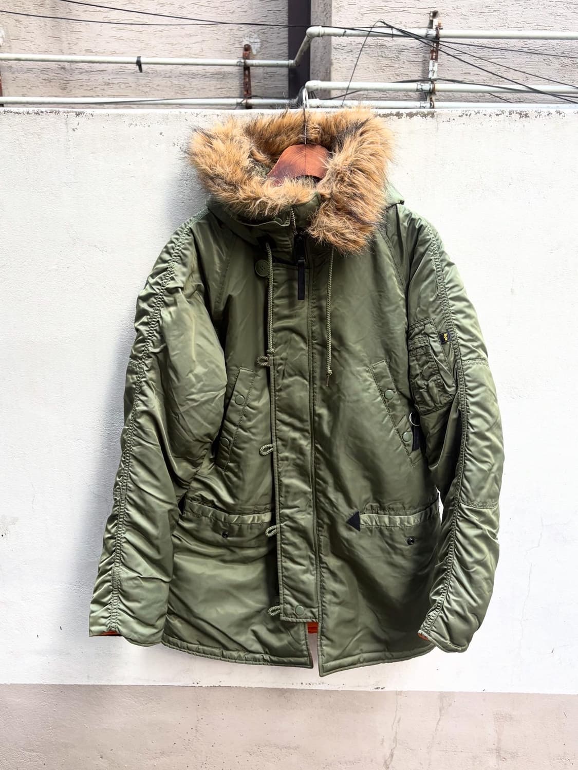 알파인더스트리 퍼 파카 상품이미지1