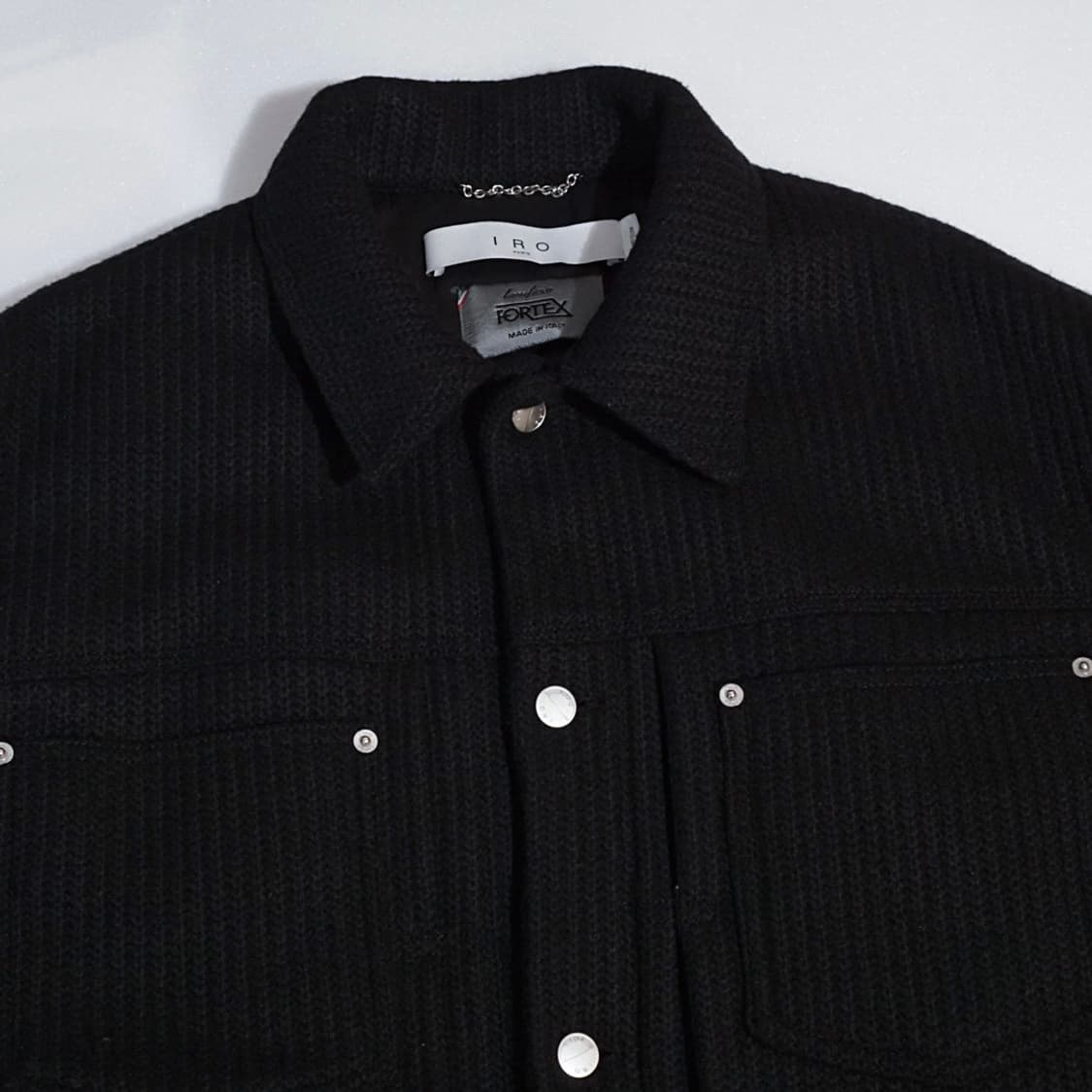 이로 스웨터 텍스처 트러커 자켓 상품이미지7