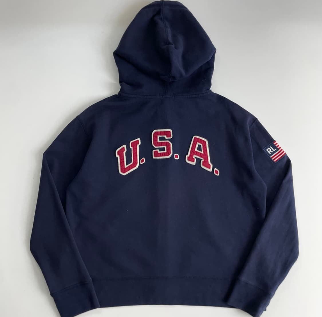 폴로 랄프로렌 USA 미국 후드집업 네이비 성조기 상품이미지2