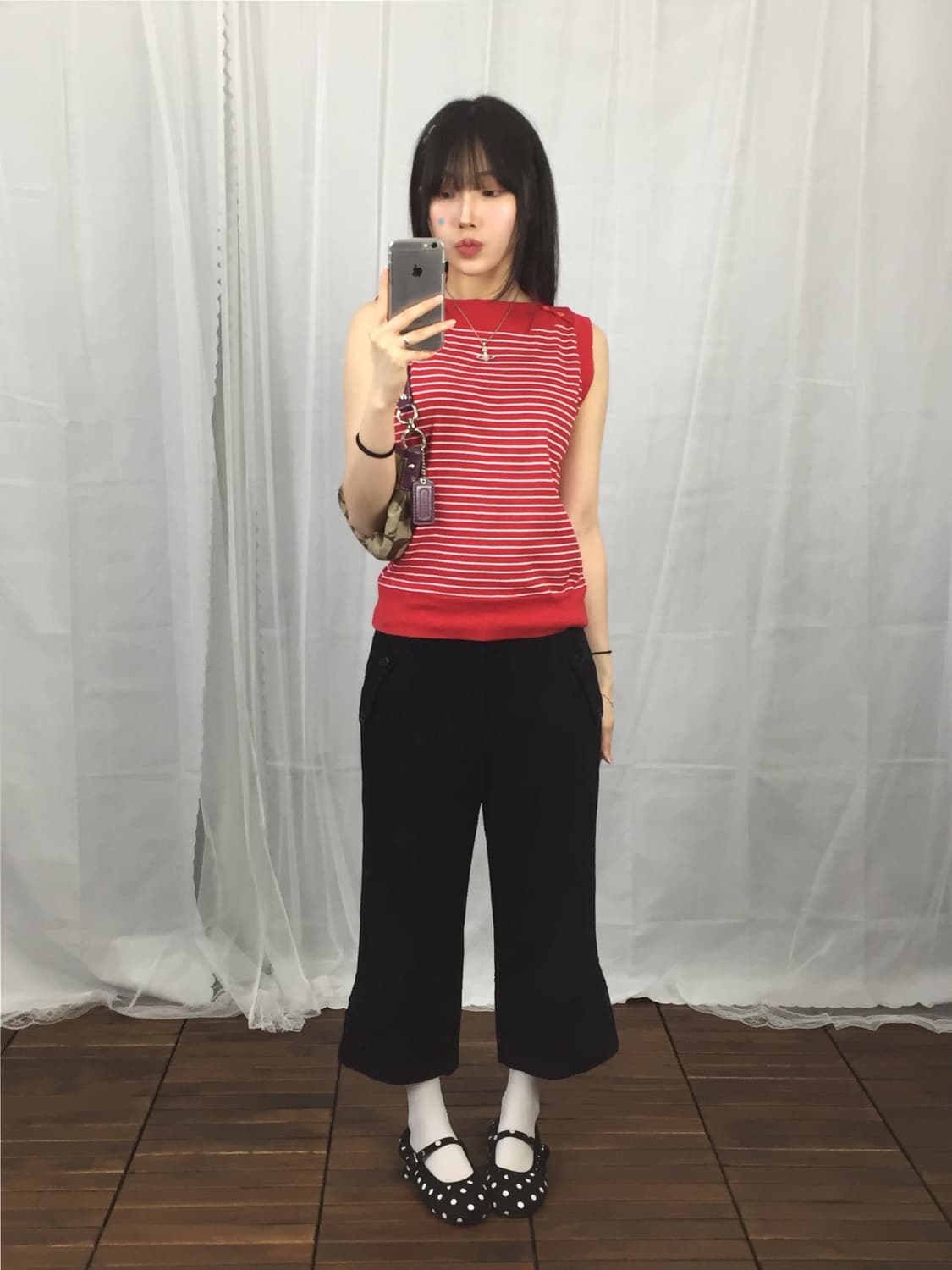 'RENAULT' Wool Check Crop Pants 상품이미지5