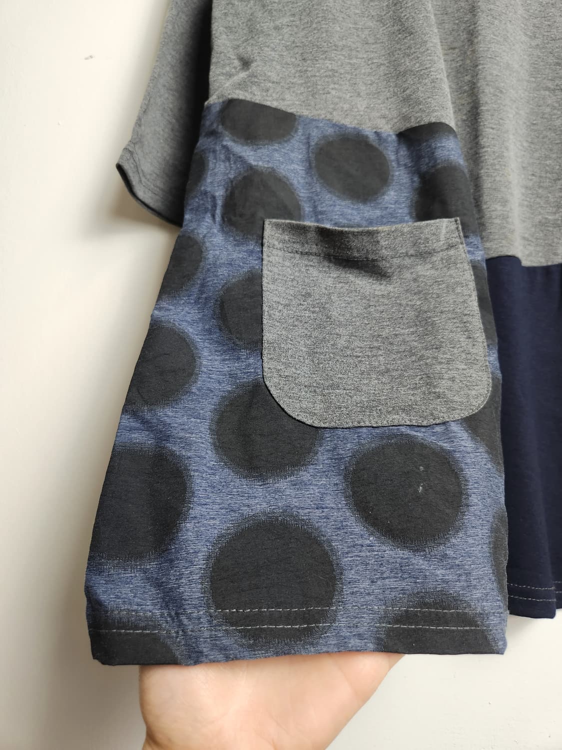 도트 패턴 롱 슬리브 상품이미지6