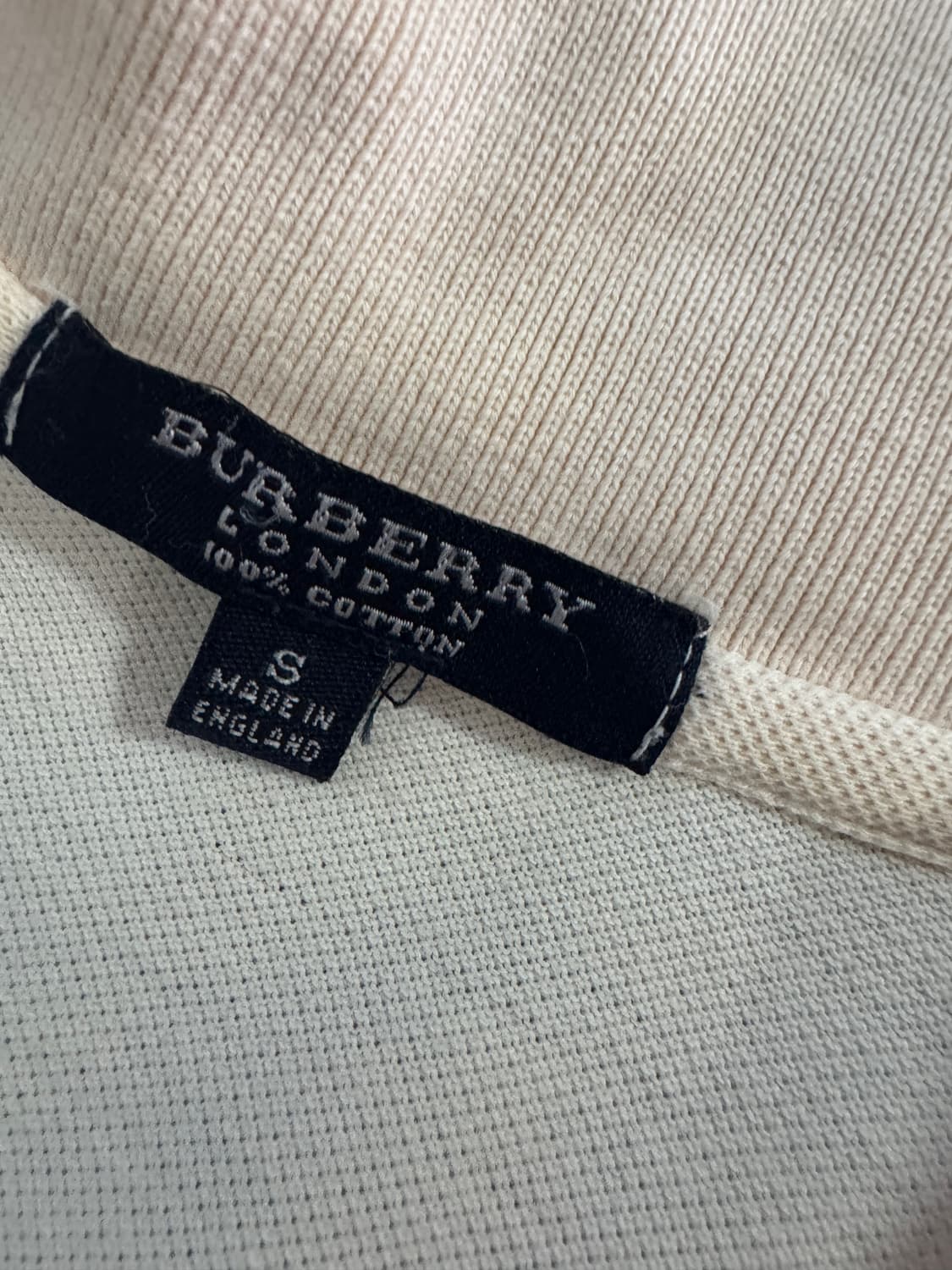 버버리 리메이크 커스텀 폴로 반팔 카라티 S ~ M 상품이미지3