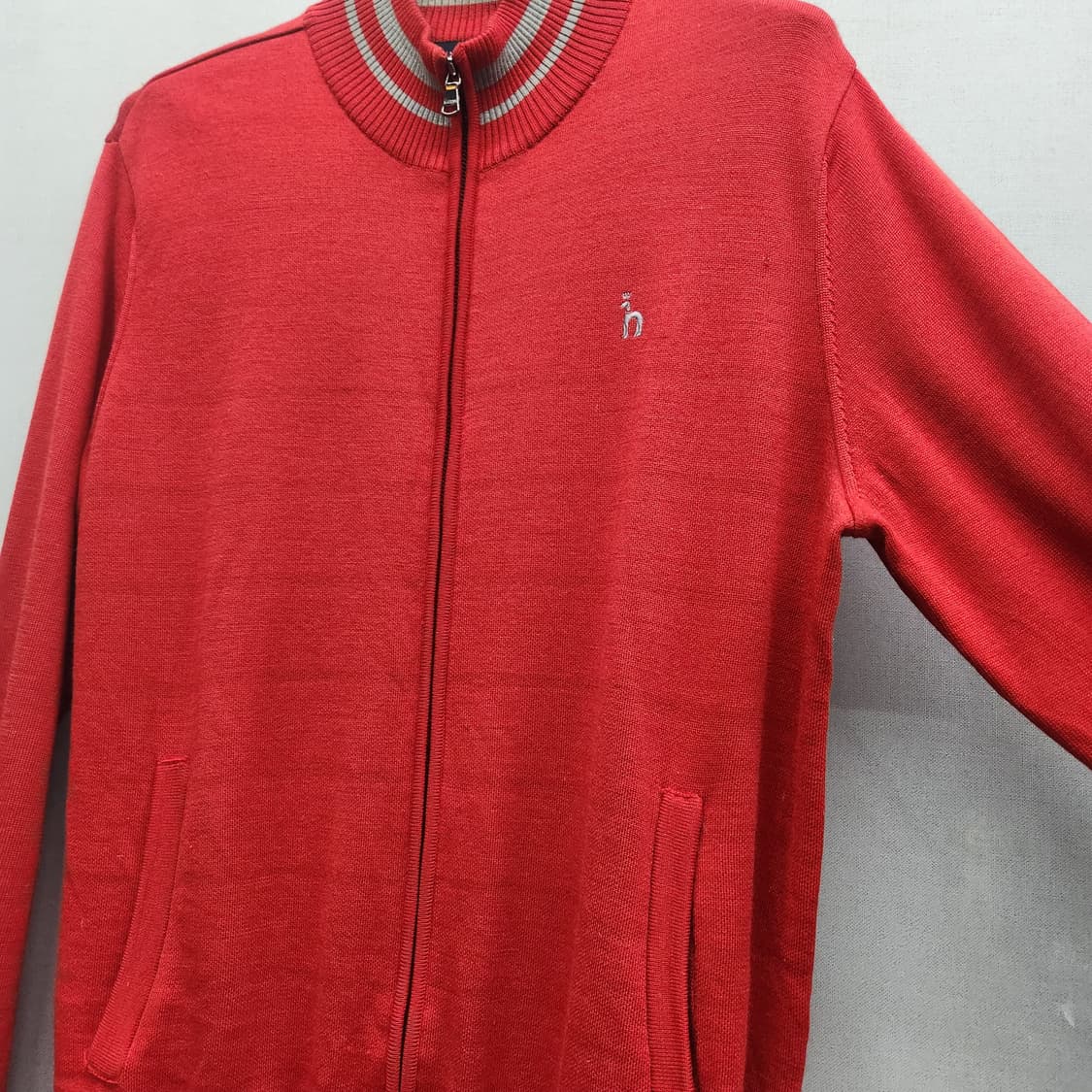 헤지스 로고 울 니트집업 100(L) 상품이미지3