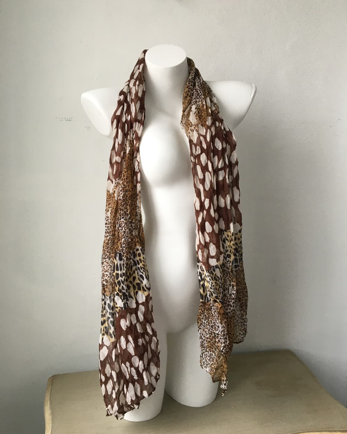 animal pattern scarf 상품이미지3