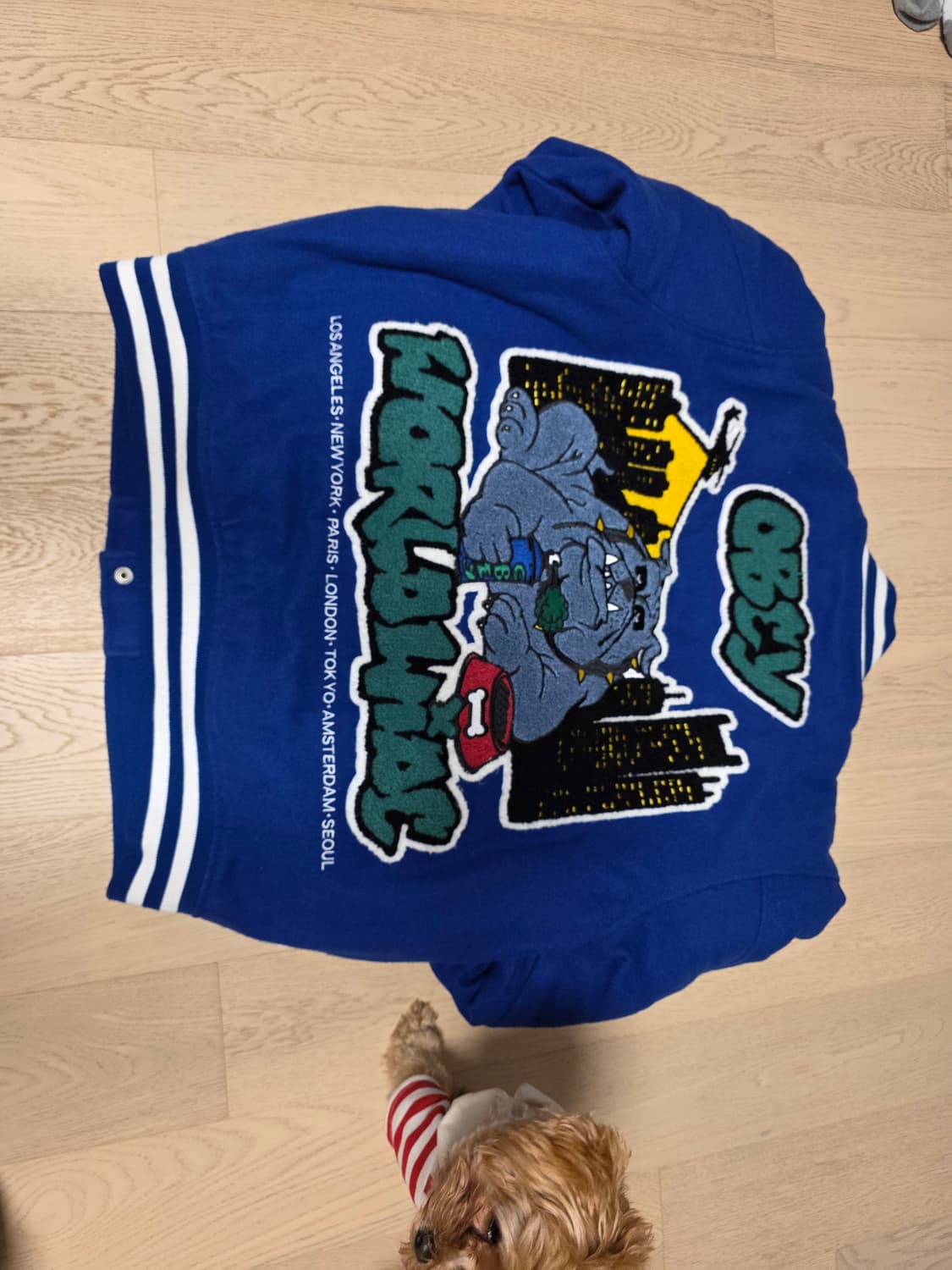 Obey baseball jacket 상품이미지3