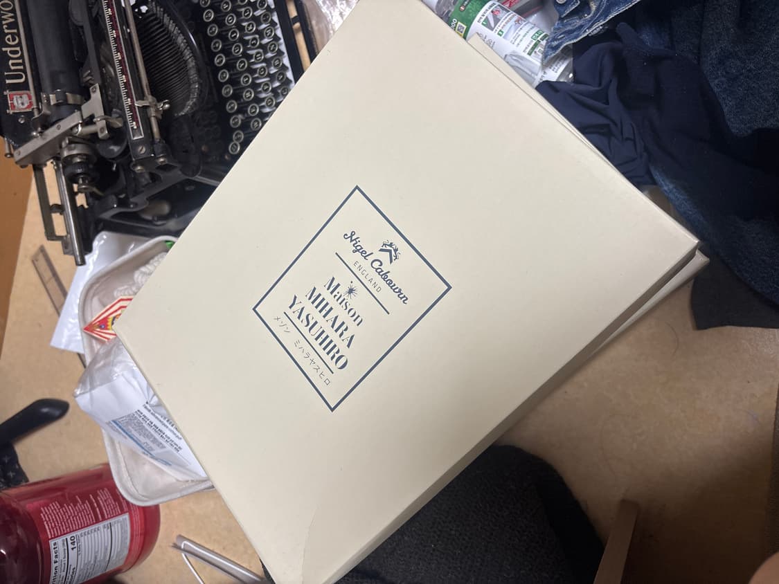 나이젤 카본 미하라 야스히로 오렌지 그린 로우 og 상품이미지2