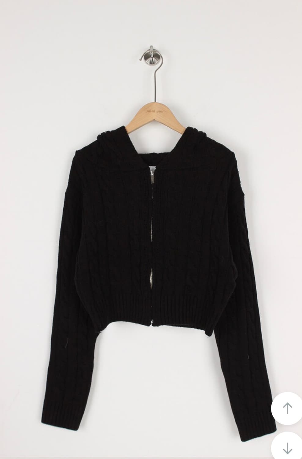 미니포에 니트 후드집업 상품이미지6
