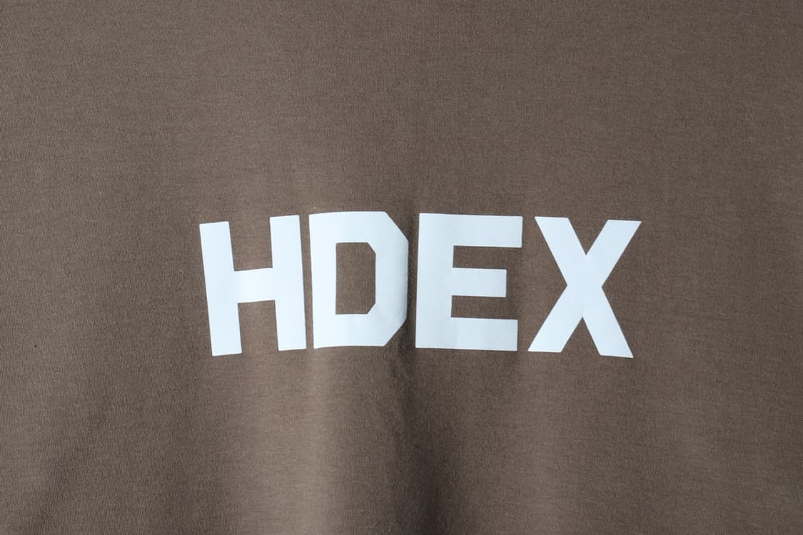 (XL-2XL) 에이치덱스 반팔 티셔츠 빅로고 카키 스판-H32399 상품이미지5