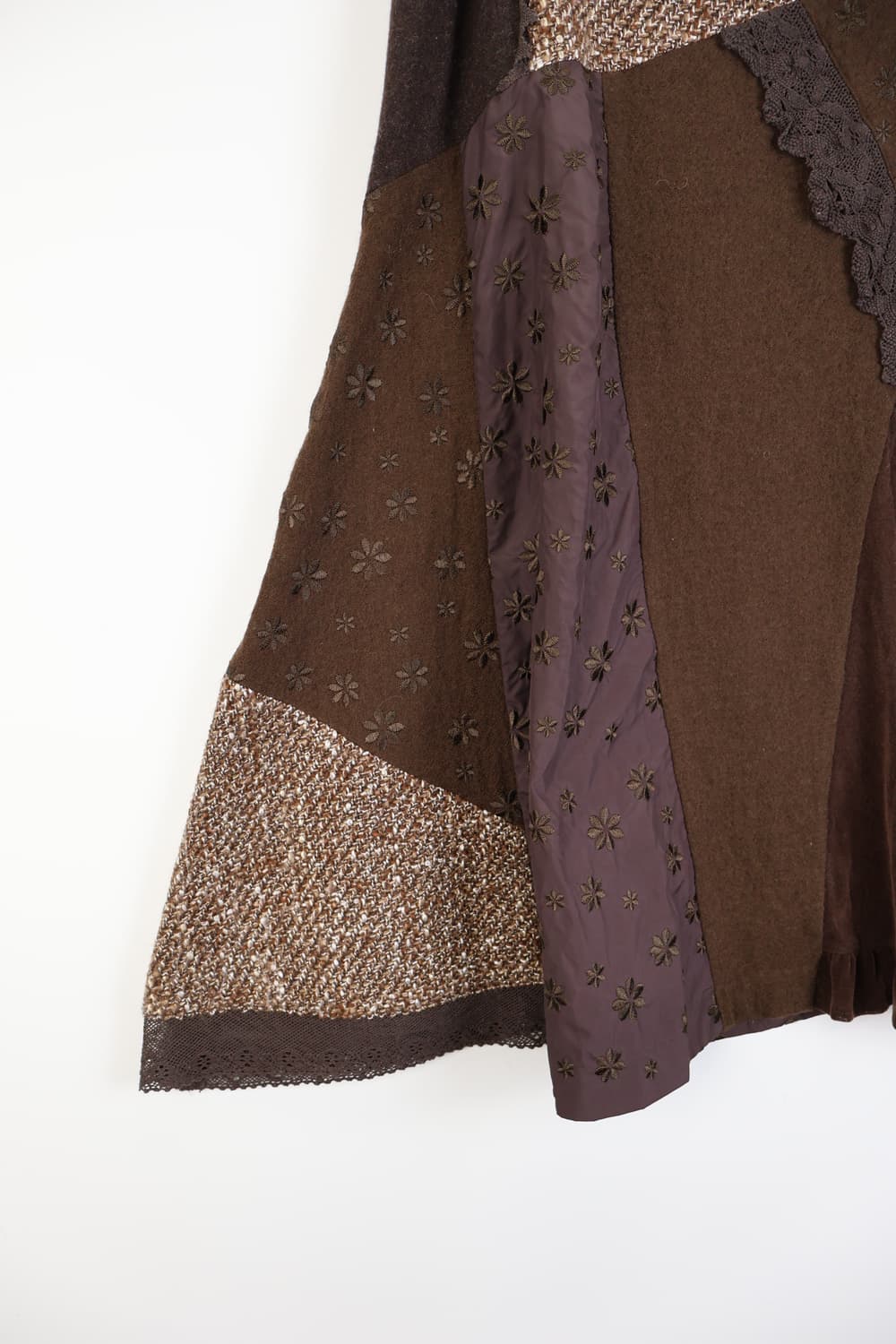 Jpn Brown Detail Midi Skirts 상품이미지6