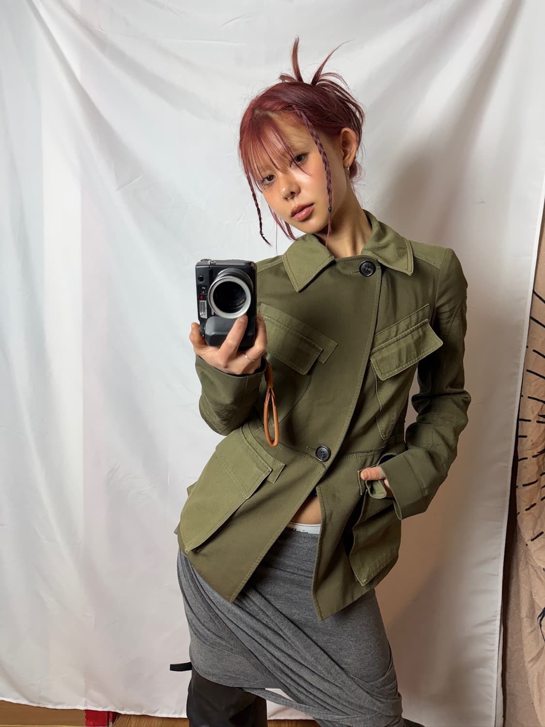 질스튜어트 밀리터리 코튼 자켓 상품이미지5