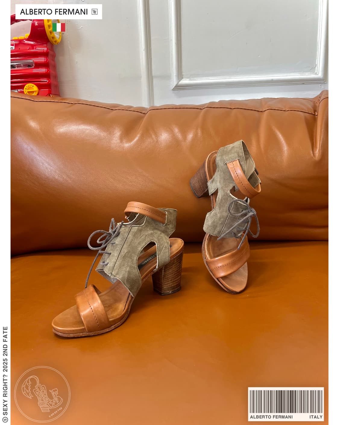 ALBERTO FERMANI Italian Leather Ancle 상품이미지1