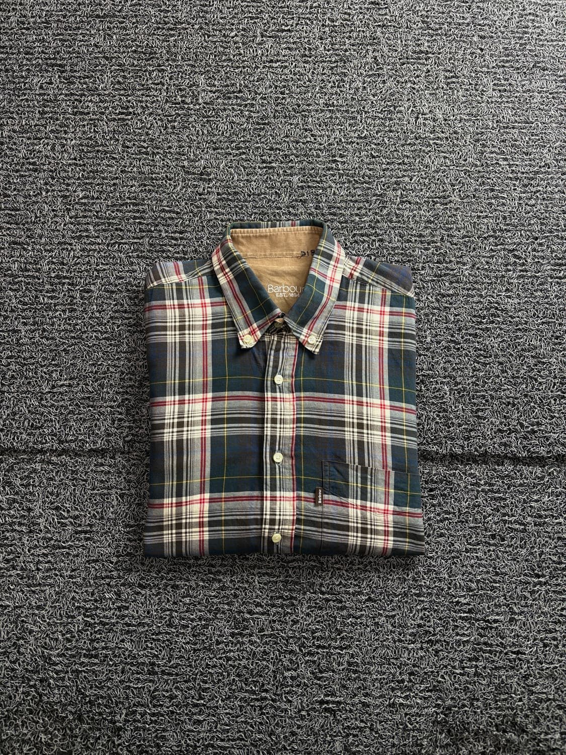 바버 체크 패턴 치카노 긴팔 셔츠 3455 상품이미지1