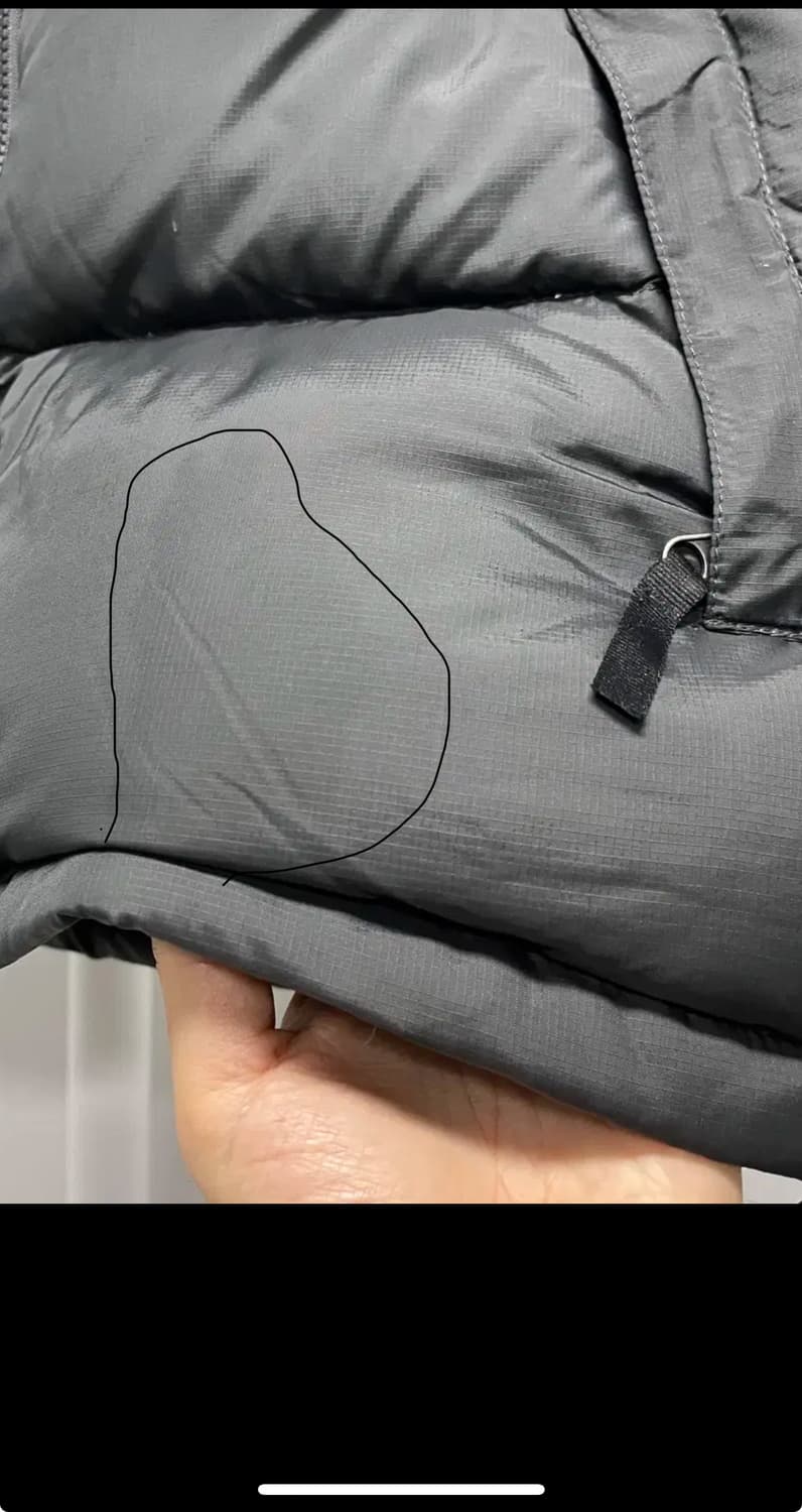 [M] 노스페이스 눕시 700 패딩 베스트 조끼 상품이미지3