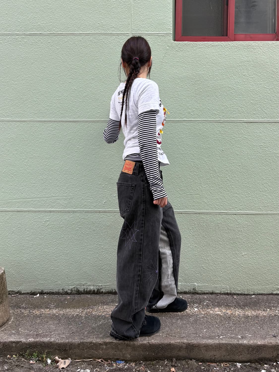 𝖭𝖮/S.019 리바이스 사시코 커스텀 상품이미지2