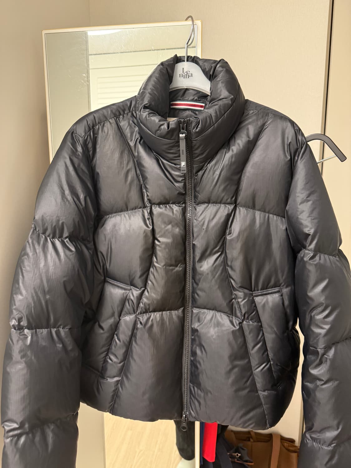 휠라 플로우 다운 블랙 스몰 상품이미지4