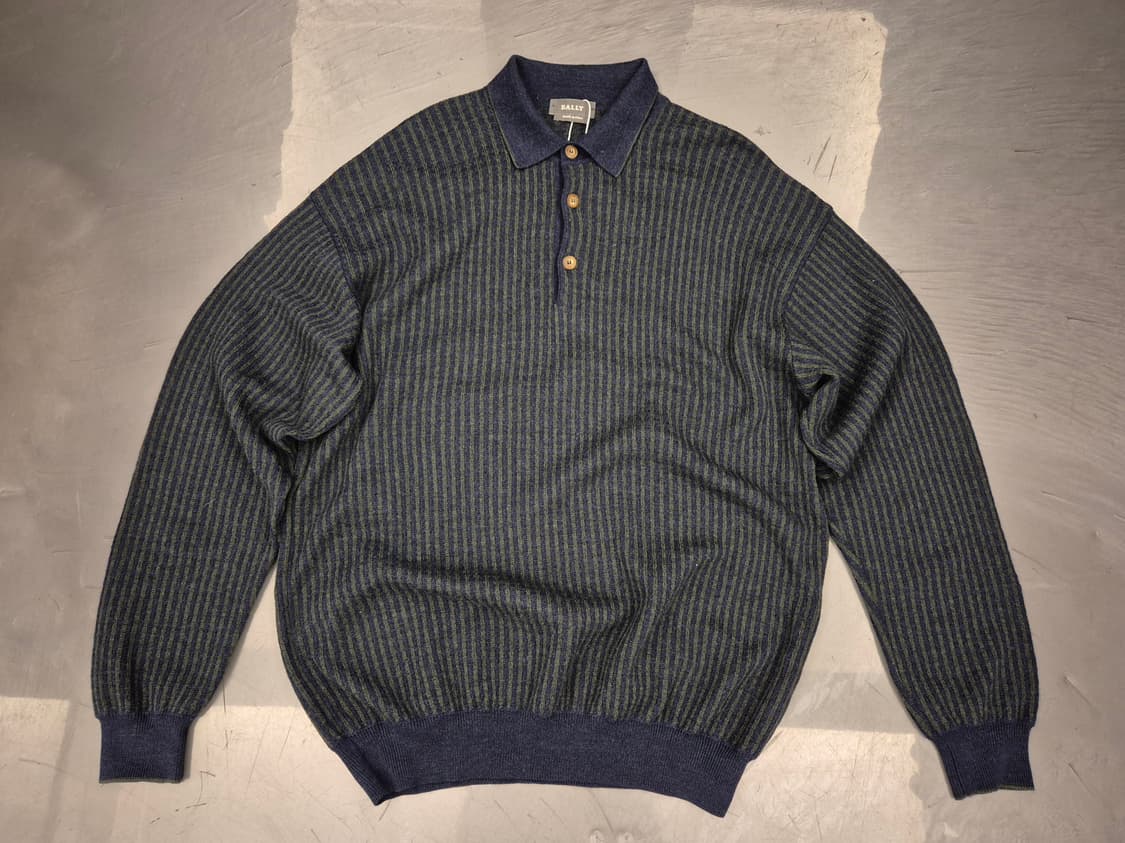 90s BALLY 메리노 울 니트 상품이미지1