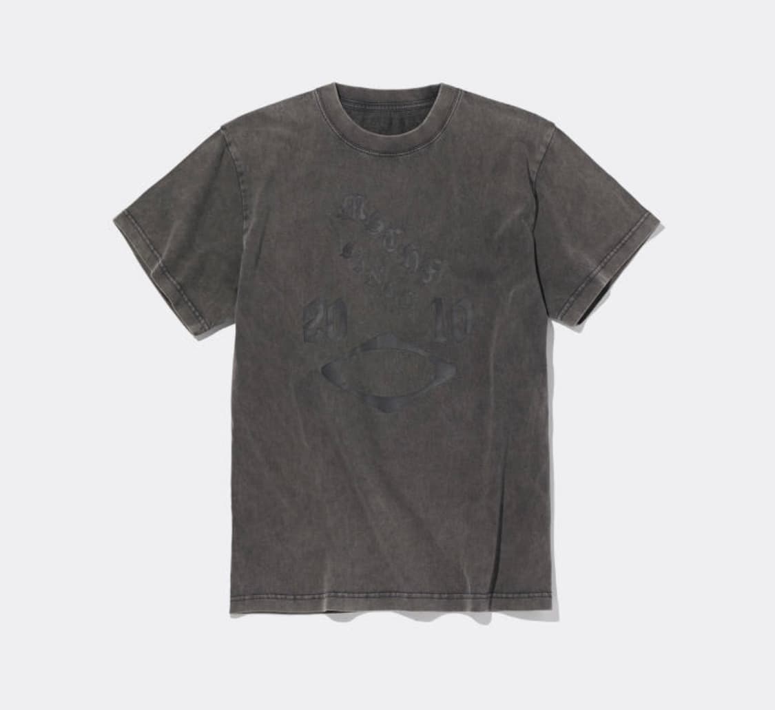 (택O새상품) 미스치프 롬버스 워시드 반팔티셔츠 차콜 M 상품이미지1