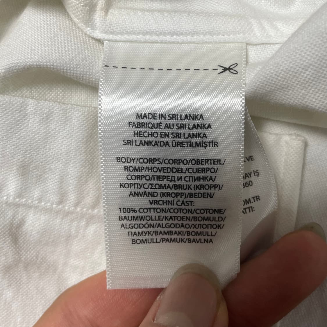 M 폴로랄프로렌 슬림핏 화이트 셔츠 상품이미지5