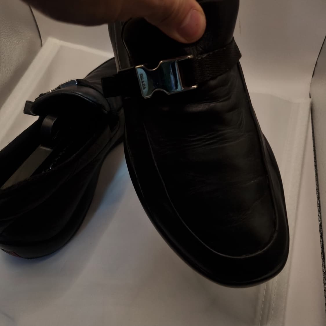 프라다 스포츠 버클 벨트 로퍼 uk7.5 상품이미지10