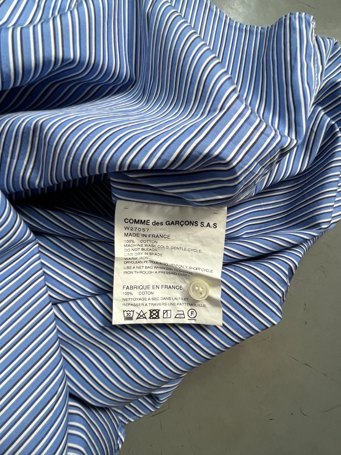 19AW Comme des garcons layerd shirt 상품이미지7