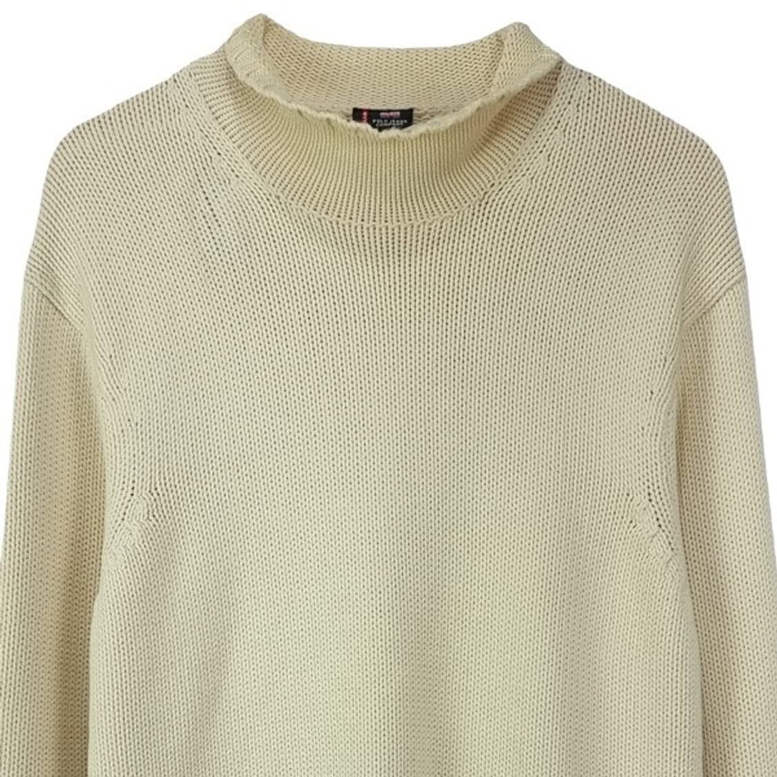 [폴로 진스 랄프로렌 ]빈티지 루즈핏 반폴라 니트 베이지 M19536 상품이미지4