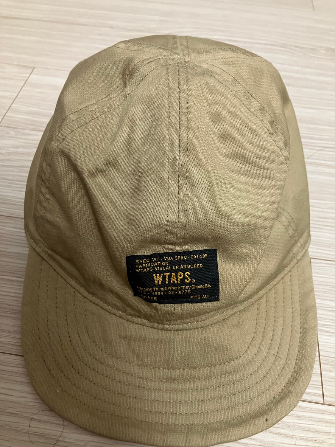 더블탭스 A-3 볼캡 베이지 상품이미지1