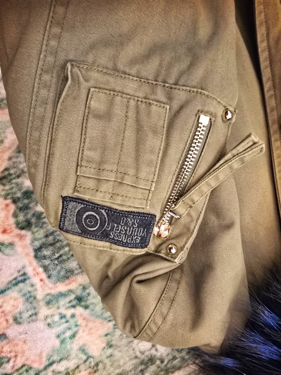 미스터앤미세스 천송이패딩 리얼 폭스퍼 야상 패딩 상품이미지6