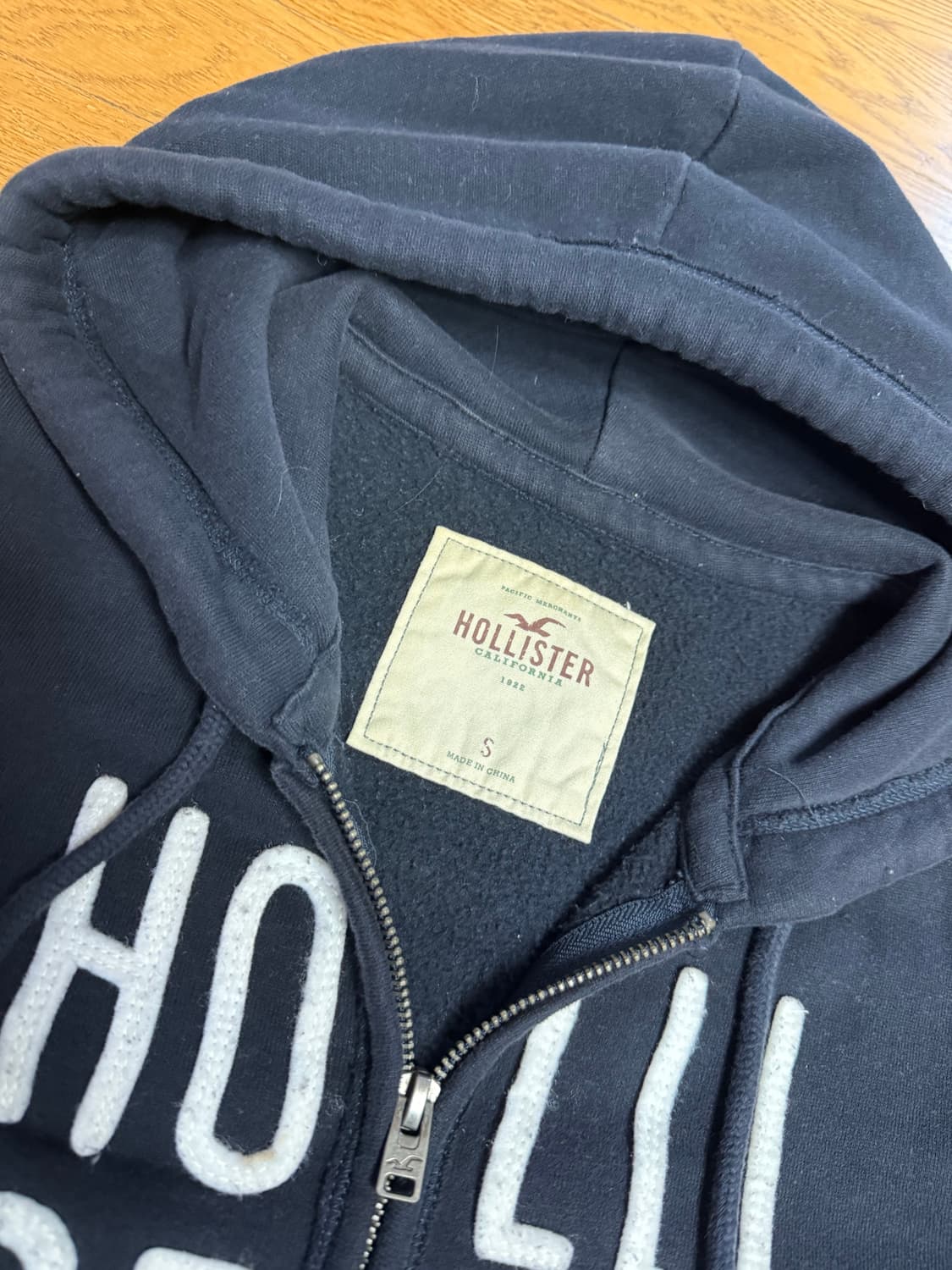 홀리스터 후드집업 s (검정)! 상품이미지2
