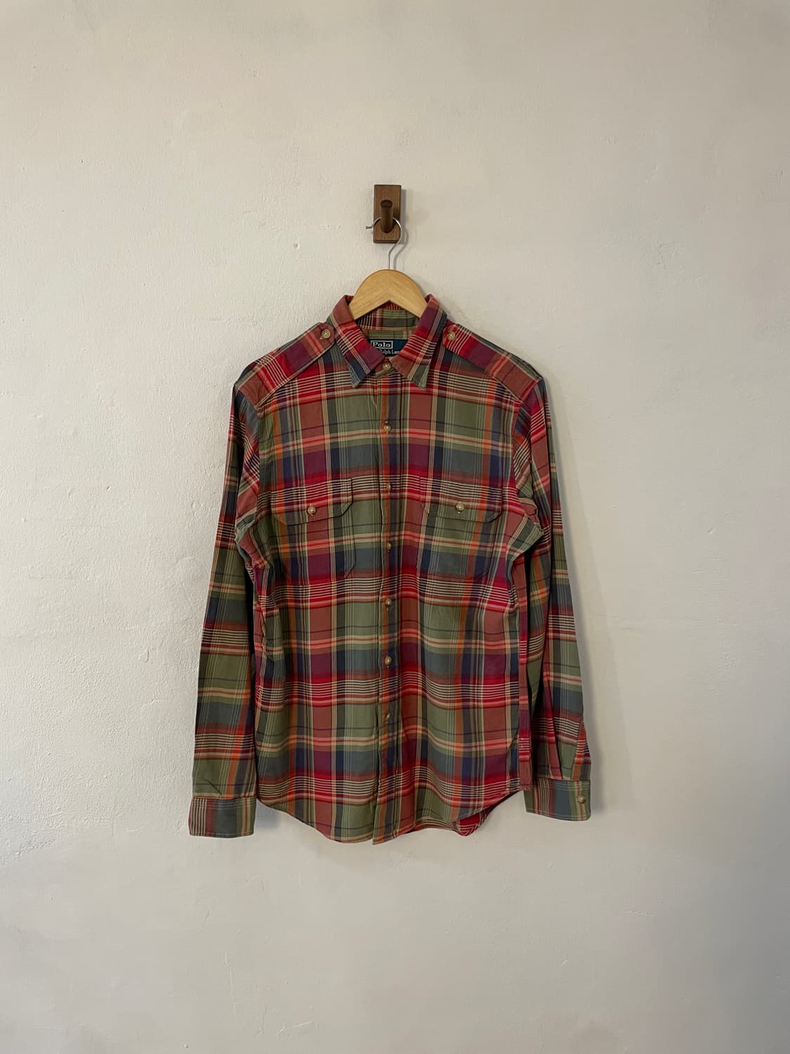 폴로 체크 워크셔츠  상품이미지1