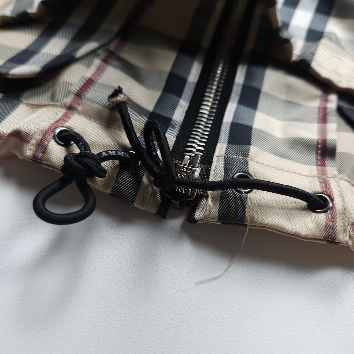 버버리 아카이브 노바체크 패턴 바람막이 자켓 (M) 상품이미지5