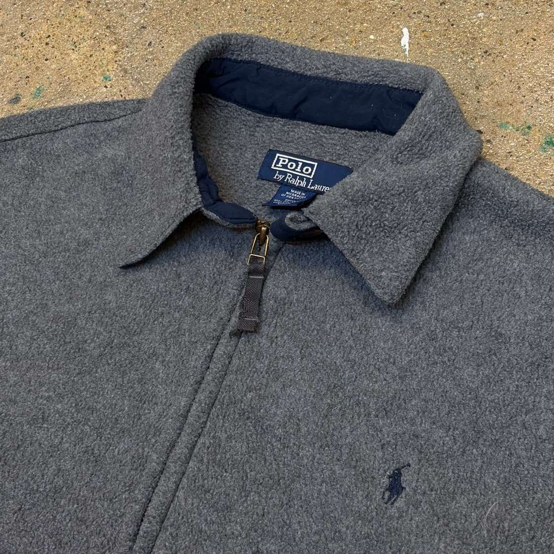 90s USA 빈티지 폴로랄프로렌 플리스 후리스 스윙자켓 스윙탑 상품이미지4
