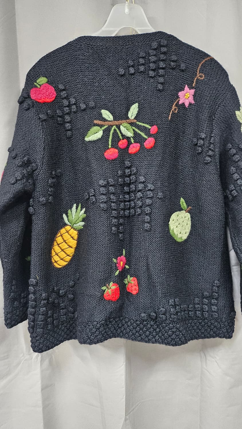 자수 니트가디건 상품이미지4