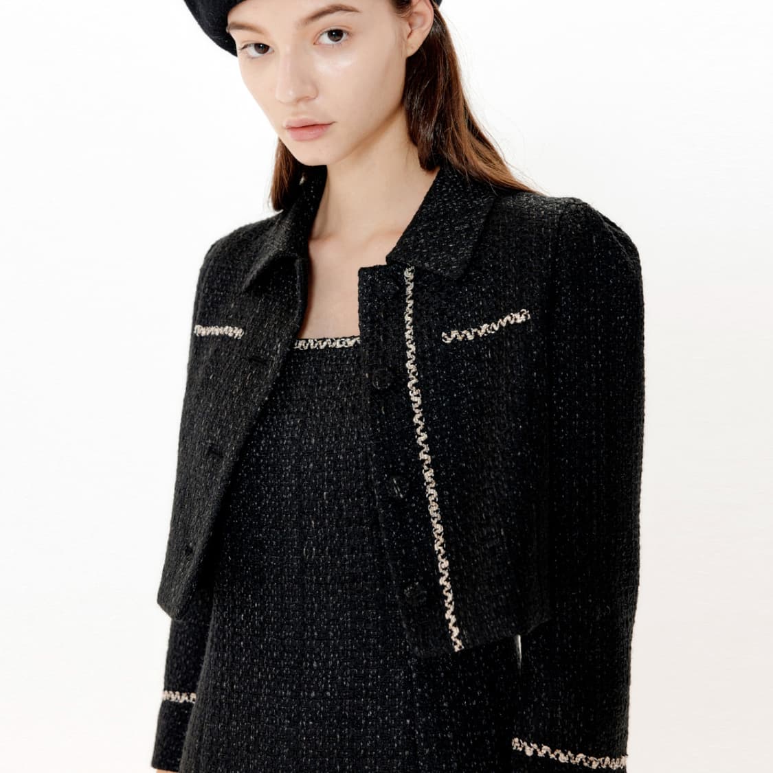 오앨(OHL) 트위드 숏자켓 55  상품이미지3