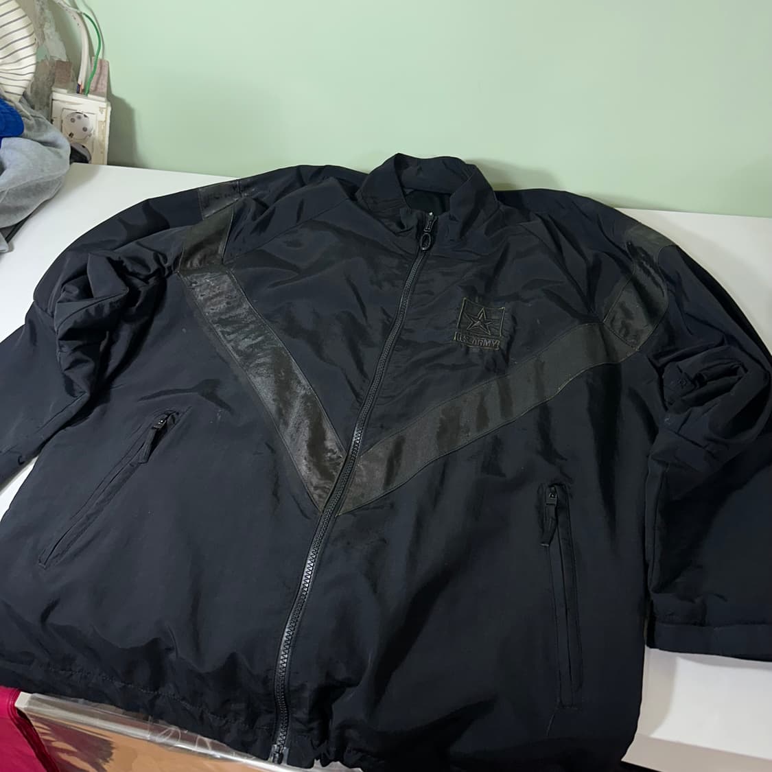 M US ARMY 오버핏 왁싱커스텀 IPFU 바막자켓 상품이미지3