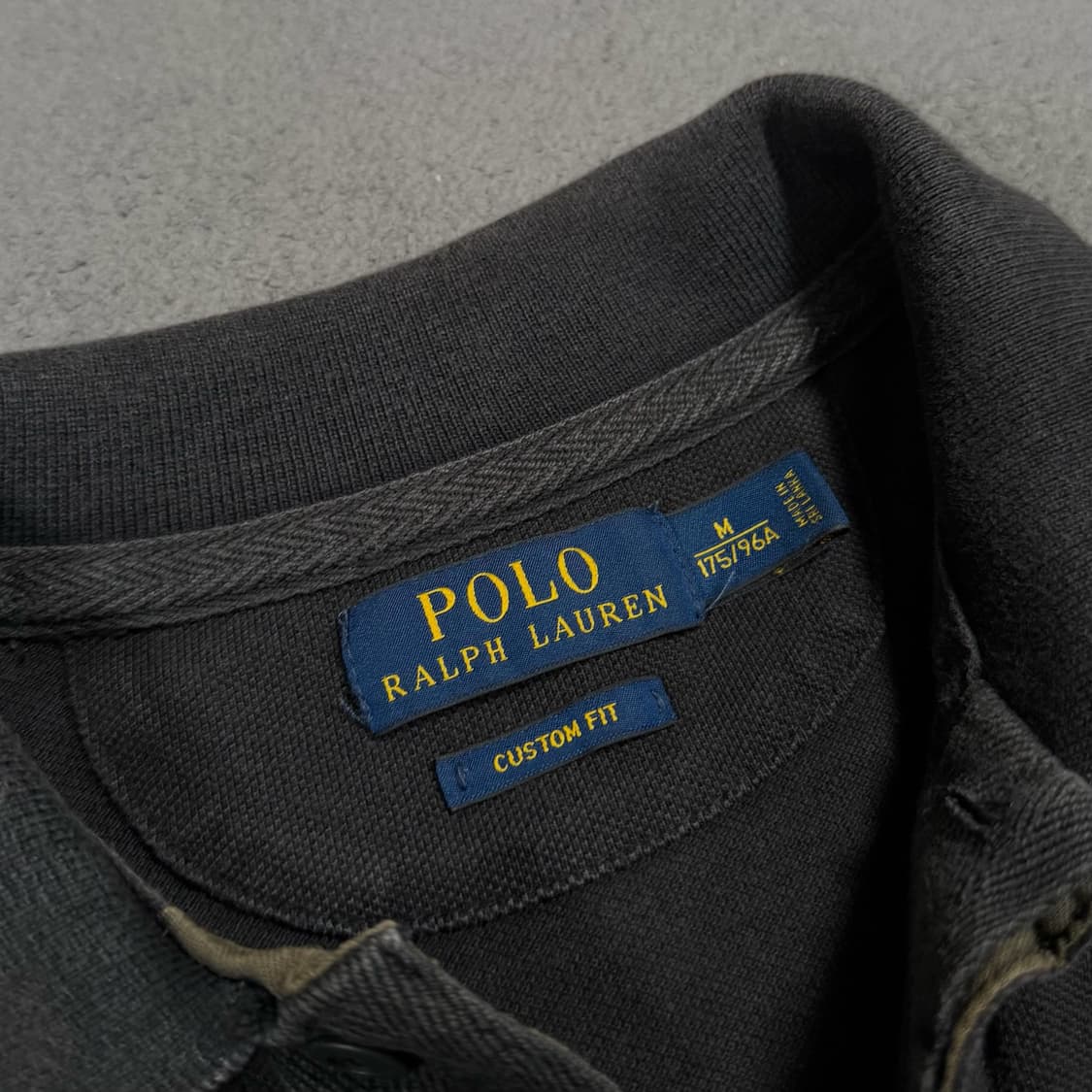 Polo 폴로 RC로고 블랙 반팔 카라티 상품이미지4