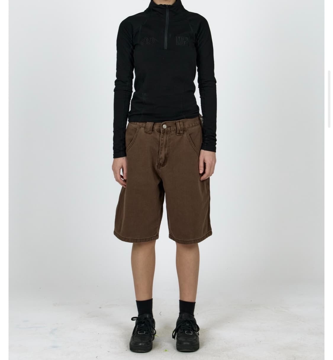 플라스틱 프로덕트 쇼츠 브라운 s 상품이미지2