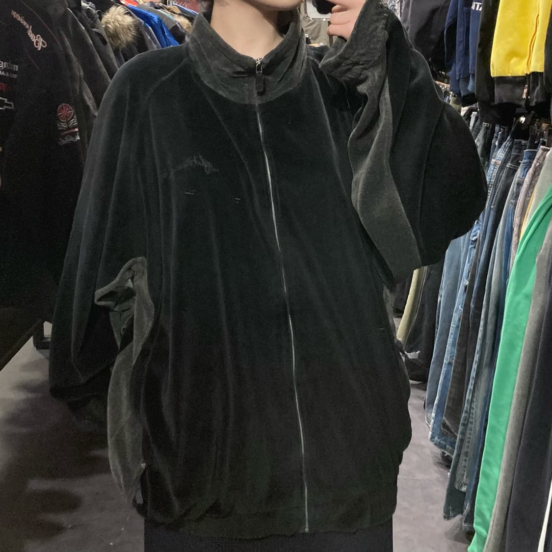 [IM]플래티넘 후부 벨벳져지 블랙 상품이미지3