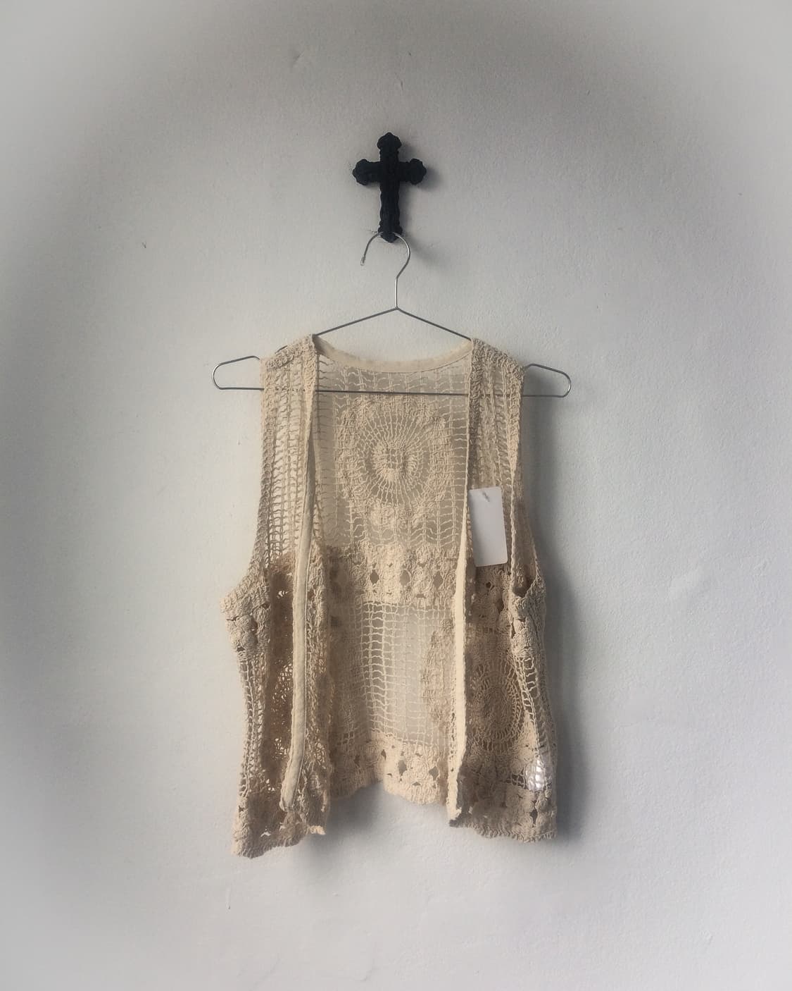 Crochet open vest 상품이미지1