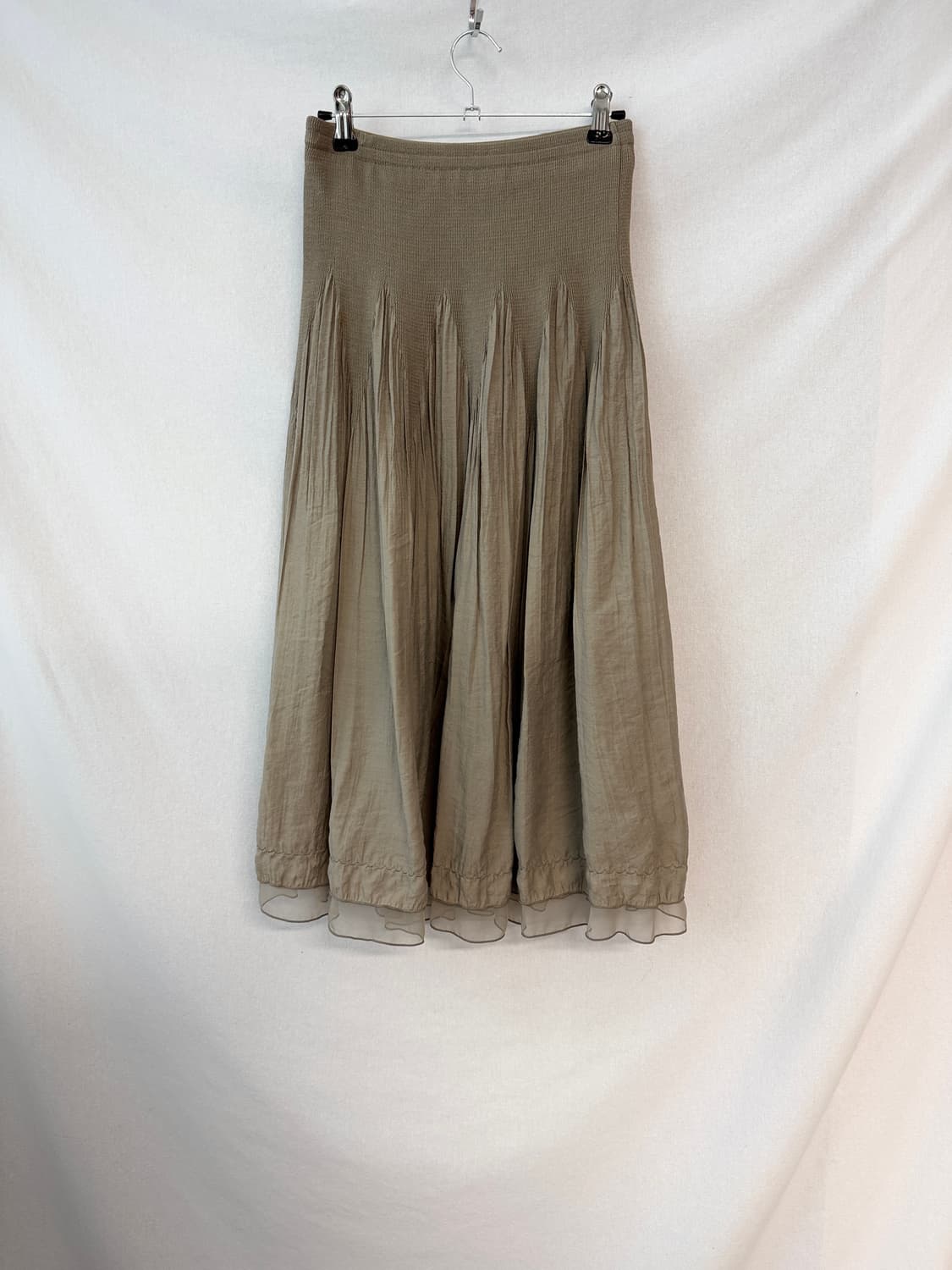 레이어드 플리츠 스커트 상품이미지2