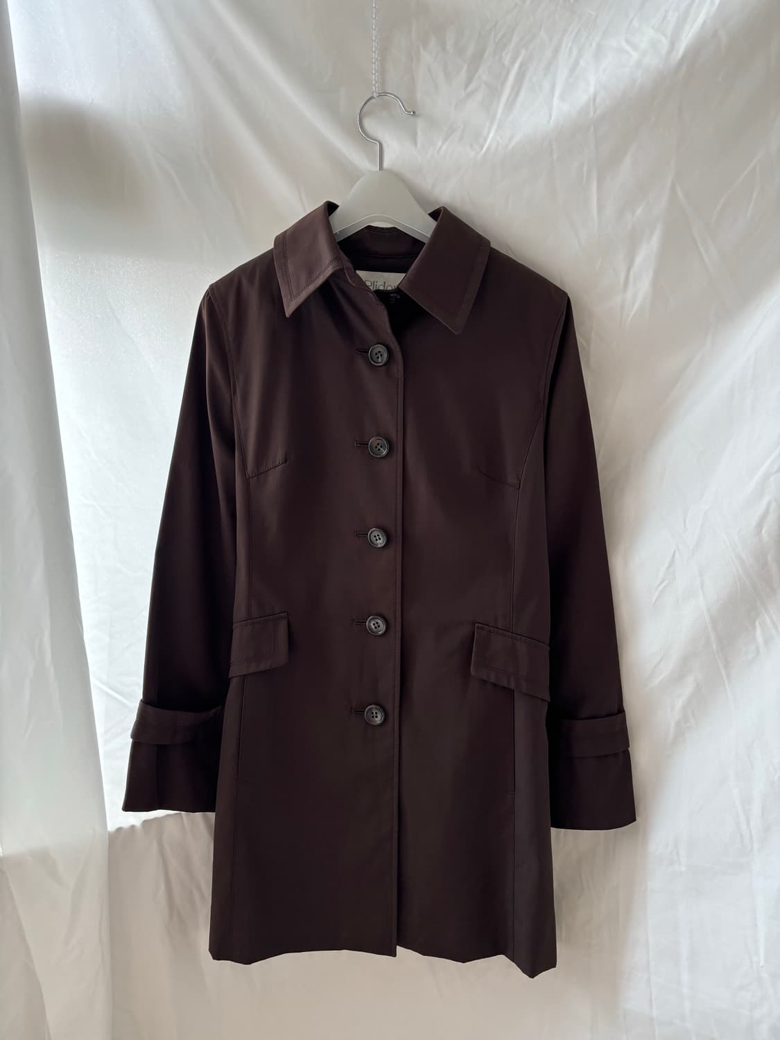 brown half coat 상품이미지1