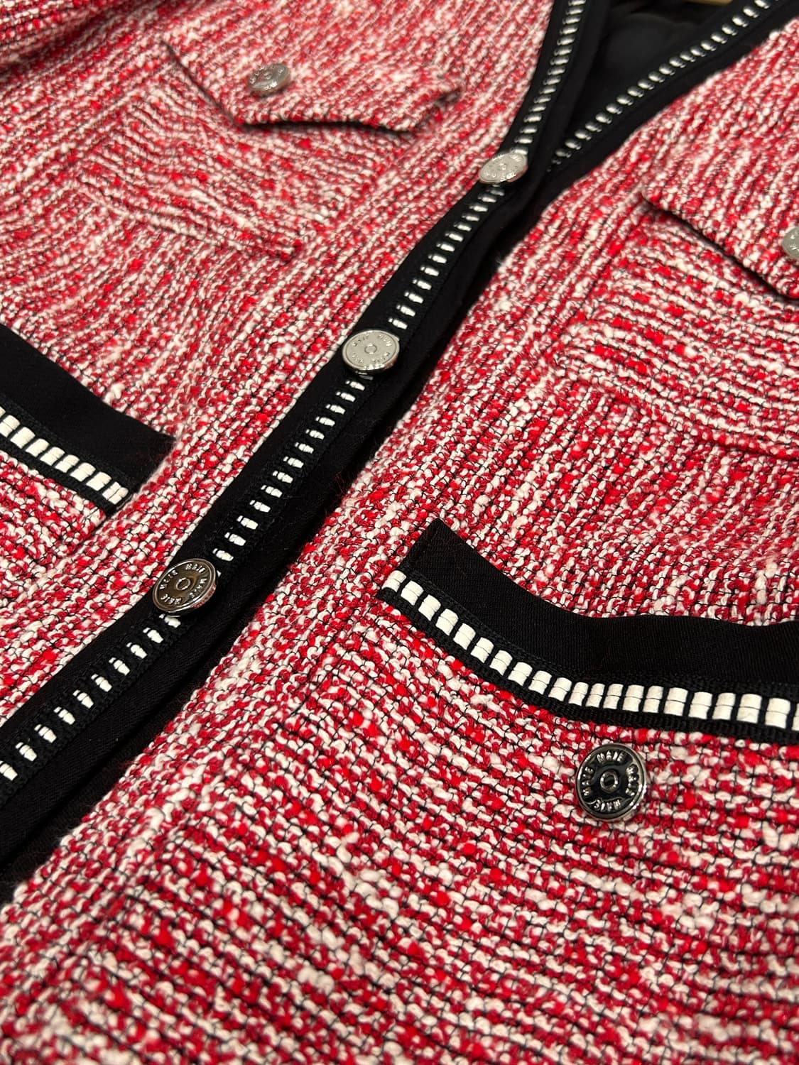 마쥬 maje 트위드 자켓 36사이즈 (이시영자켓) 상품이미지6