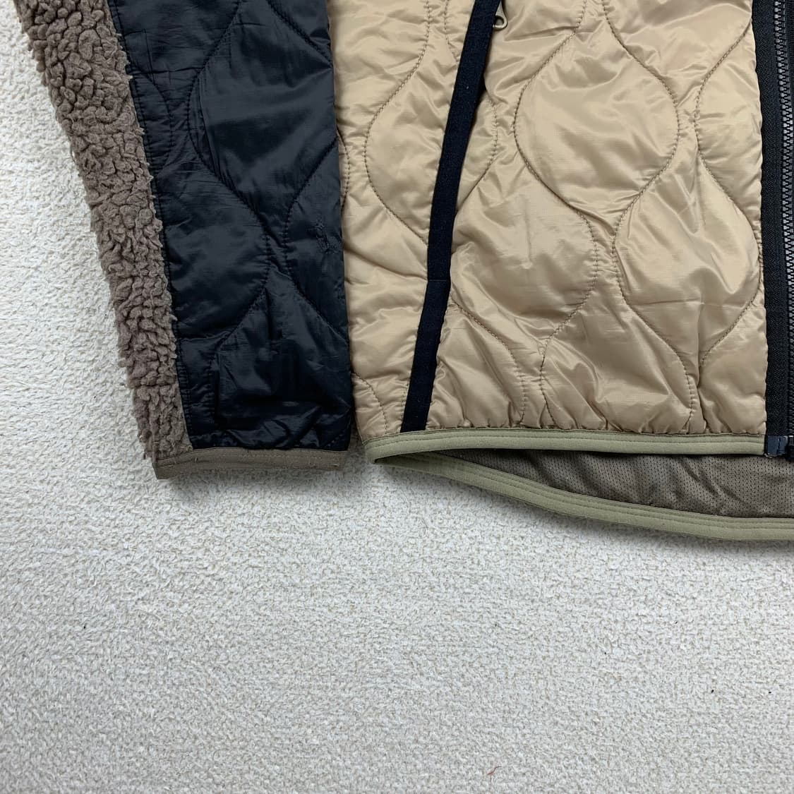 나이키 NSW 헤리티지 로고 쉐르파 퀼팅 자켓  상품이미지3