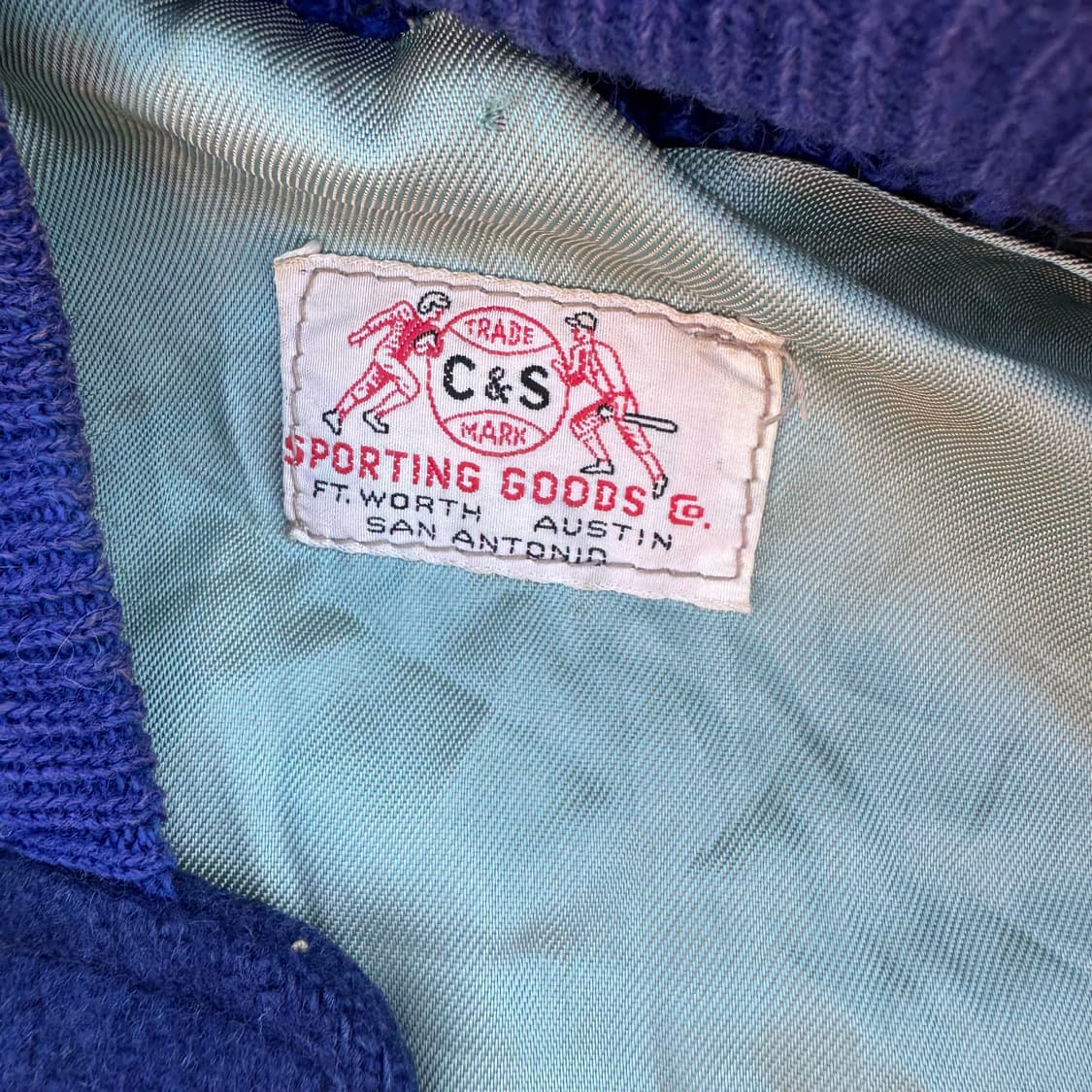 [L] 60s C&S Sporting goods 바시티 레터맨 자켓 상품이미지9
