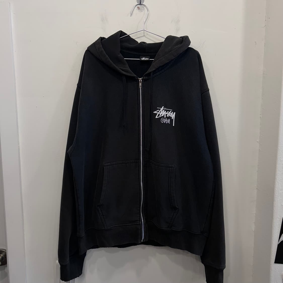 스투시 괌 빈티지에이징 헤비코튼 후드집업 상품이미지2