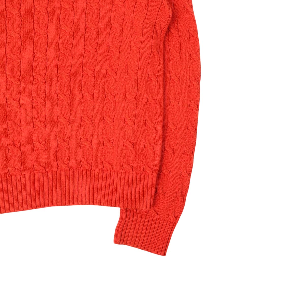 폴로 랄프로렌 오렌지 케이블 니트 스웨터 상품이미지7
