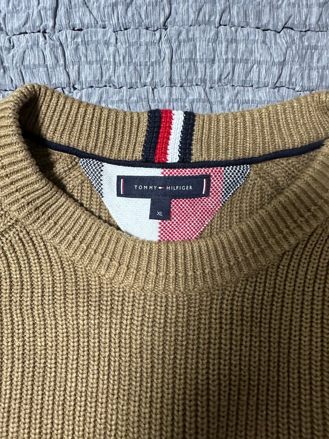 타미힐피거 브라운 니트 스웨터 상품이미지4