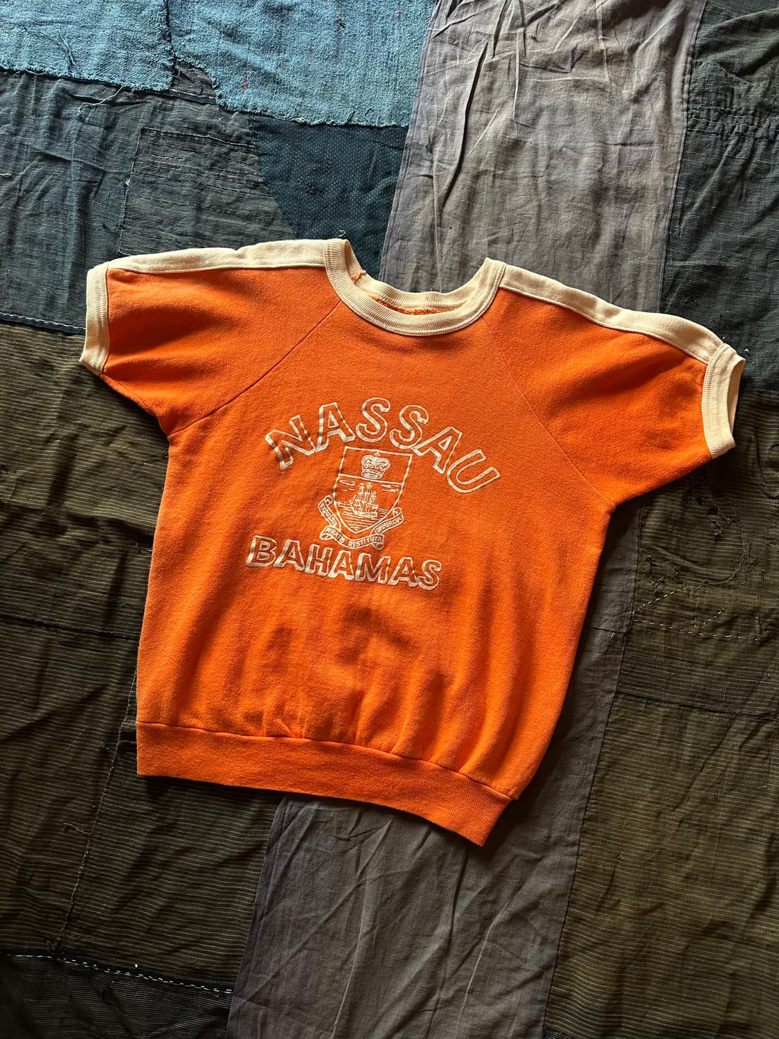 60s USA Vintage Half Sweat Shirt 상품이미지2