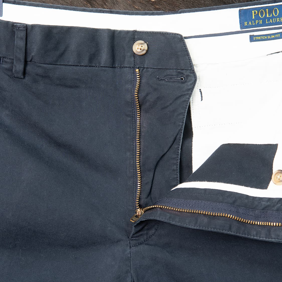 [38] 폴로 랄프로렌 슬림핏 스트레치 치노팬츠 네이비 미사용 신품  상품이미지3