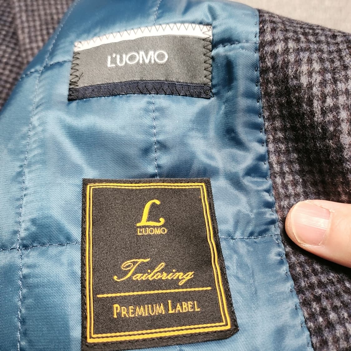 [100] L'UOMO 캐시미어 남성 정장 자켓 블레이져 상품이미지3