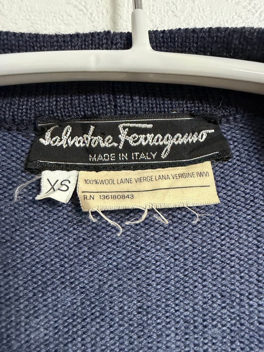 살바토레 페레가모 울 니트 가디건 상품이미지4